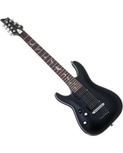 Schecter Damien Platinum-7 LH guitar in Satin Black sku number SCHECTER1186