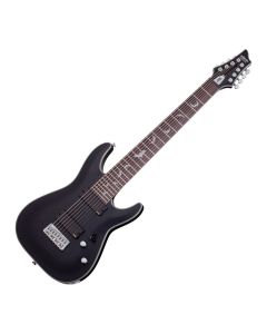 Schecter Damien Platinum-8 guitar in Satin Black sku number SCHECTER1187