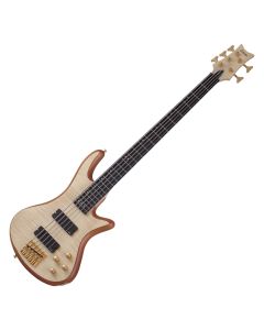 Schecter Stiletto Custom-5 bass in Natural Satin sku number SCHECTER2541