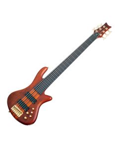 Schecter Stiletto Studio-6 FL bass in Honey Satin sku number SCHECTER2791