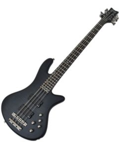 Schecter Stiletto Studio-8 guitar in See-Thru Black Satin sku number SCHECTER2742