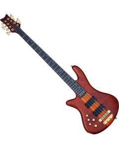 Schecter Stiletto Studio-8 LH guitar in Honey Satin sku number SCHECTER2741