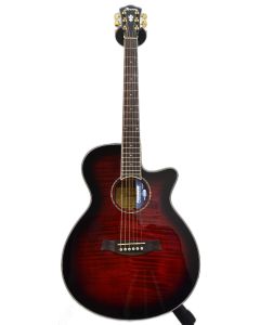 Ibanez AEG240 Thinline Acoustic Electric Trans Red Sunburst B-Stock 1199 sku number AEG240TRS-B1199