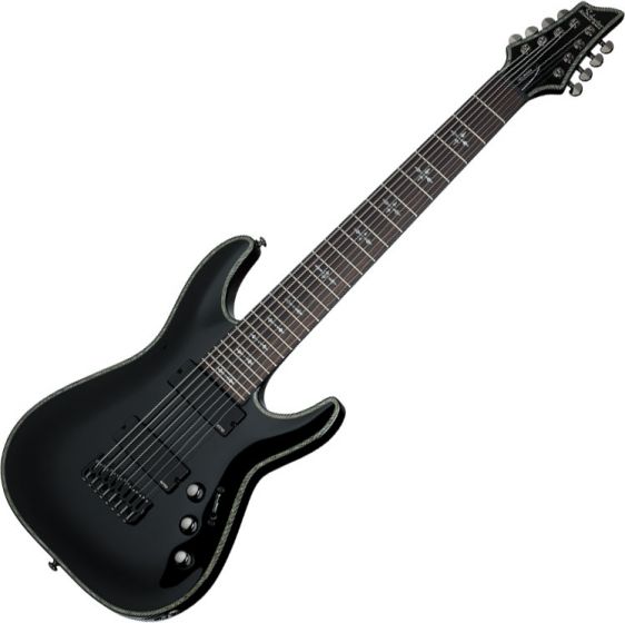 Schecter Hellraiser C-8 Electric Guitar Gloss Black sku number SCHECTER119