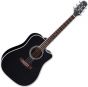 Takamine EF341SC Legacy Series Acoustic Guitar in Gloss Black Finish sku number TAKEF341SC