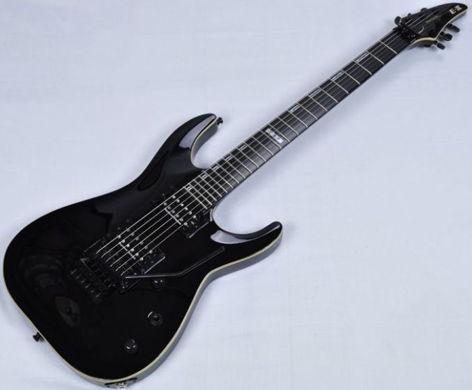 ESP E-II Horizon FR Floyd Rose Black Electric Guitar B-Stock sku number EIIHORFRBLK.B