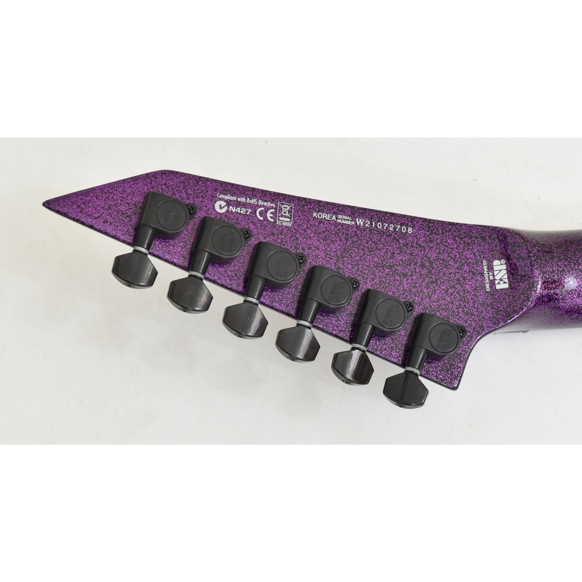 ESP LTD KH-602 Kirk Hammet Electric Guitar Purple Sparkle B