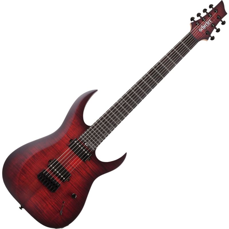 Schecter Sunset-7 Extreme Scarlet Burst | Studio Gears