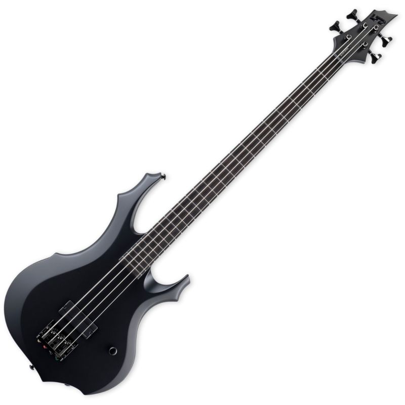 ESP LTD F-4 String Bass Black Metal - LF4BKMBLKS | Studio Gears