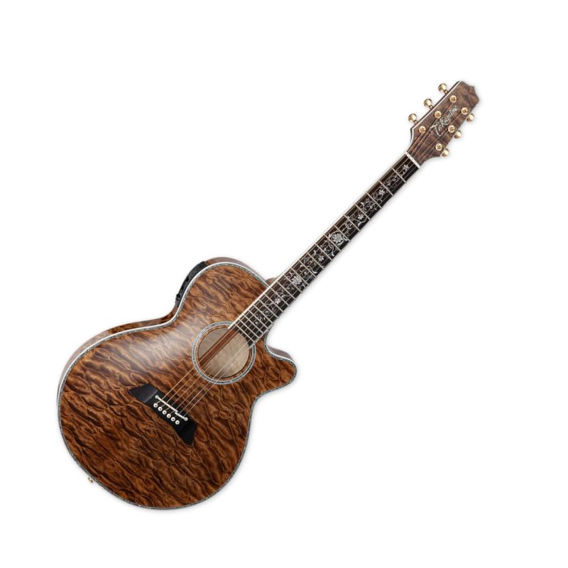 Takamine TSP100 VT Acoustic Electric Guitar Gloss Vintage Tabacco - TA
