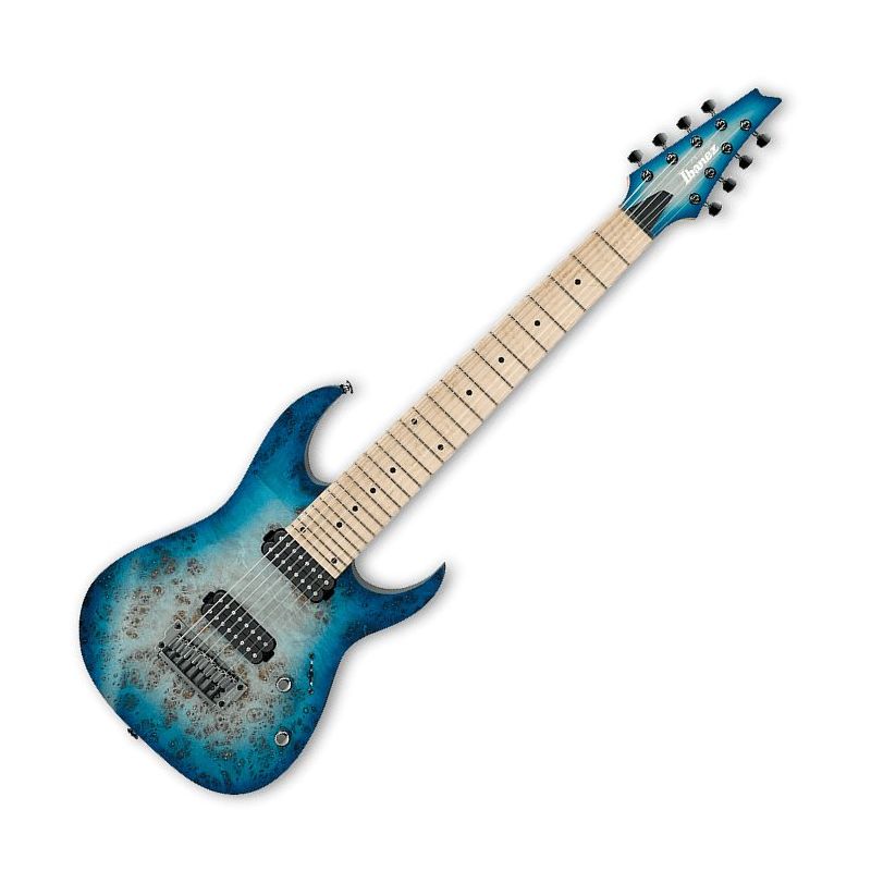 Ibanez RG Prestige RG852MPB 8 String Electric Guitar in Ghost Fleet Bl