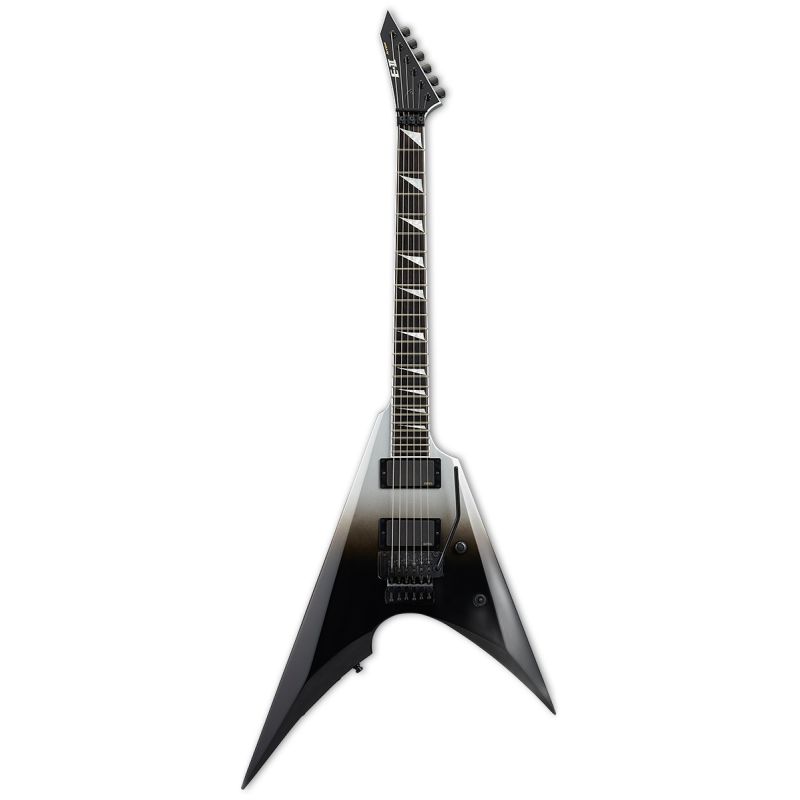 ESP E-II Arrow Black Silver Fade Electric Guitar w/Case