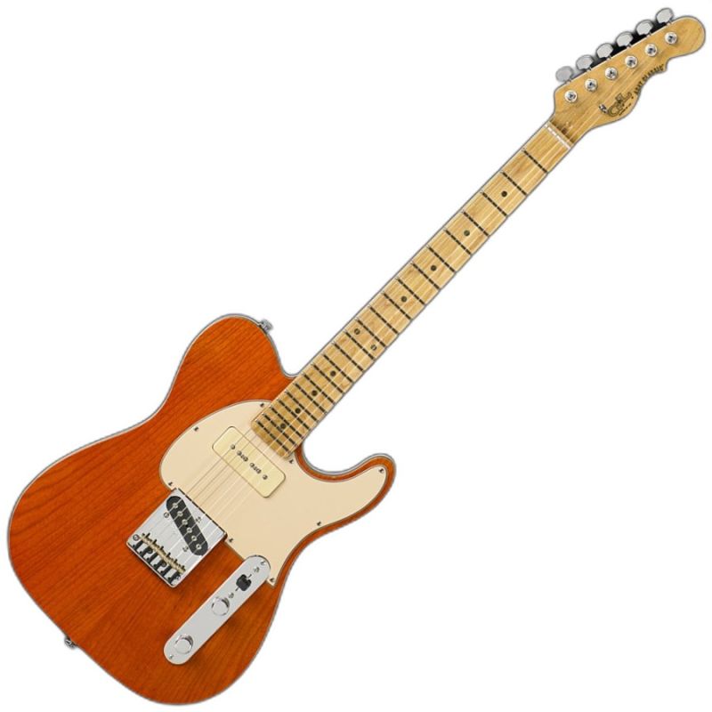 G&L ASAT Classic Bluesboy 90 USA Custom Made Guitar in Clear Orang