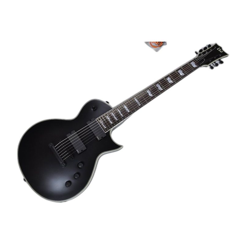 T*R様 7弦ESP LTD EC-407 Eclipse シェイプ/EMGピッ ESP LTD EC-407 7 Strings Guitar in Black Satin B stock