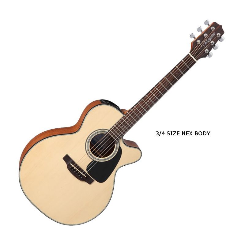 Takamine GX18CE-NS G-Series Mini Acoustic Guitar in Natural Finish - T
