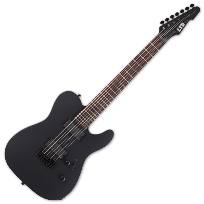 ESP LTD TE-407 Guitar in Black Satin Finish B-Stock