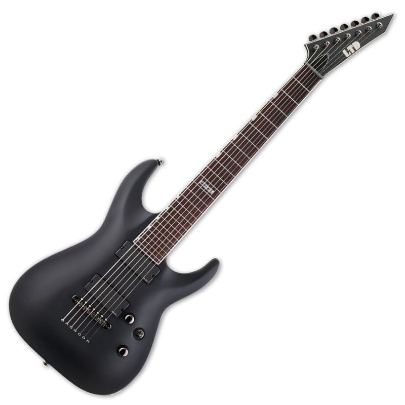 ESP LTD MH-417 Guitar in Black Satin