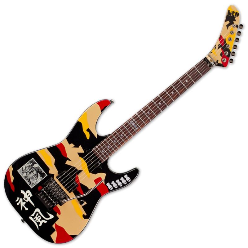 ESP LTD GL-200K George Lynch Electric Guitar in Kamikaze finish