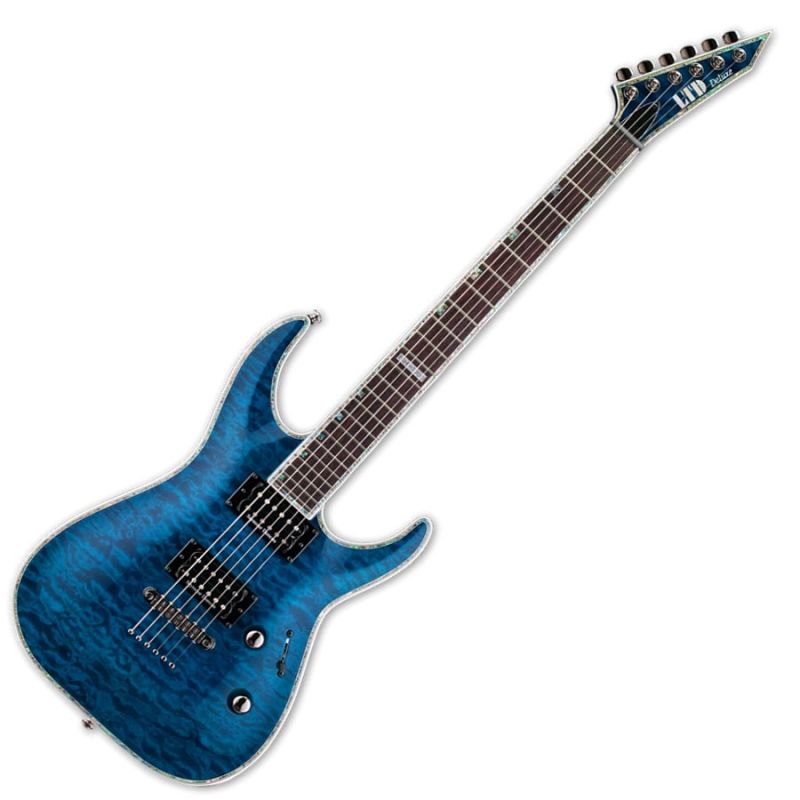 ESP LTD Deluxe MH-1000NT Duncan Blue Electric Guitar