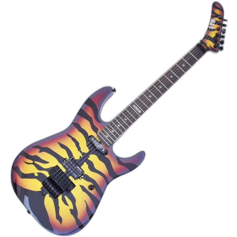 ESP LTD GL-200SBT George Lynch Electric Guitar in Sunburst Tiger B-Sto