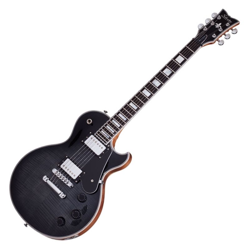 Schecter Solo-II Custom Trans Black | Studio Gears