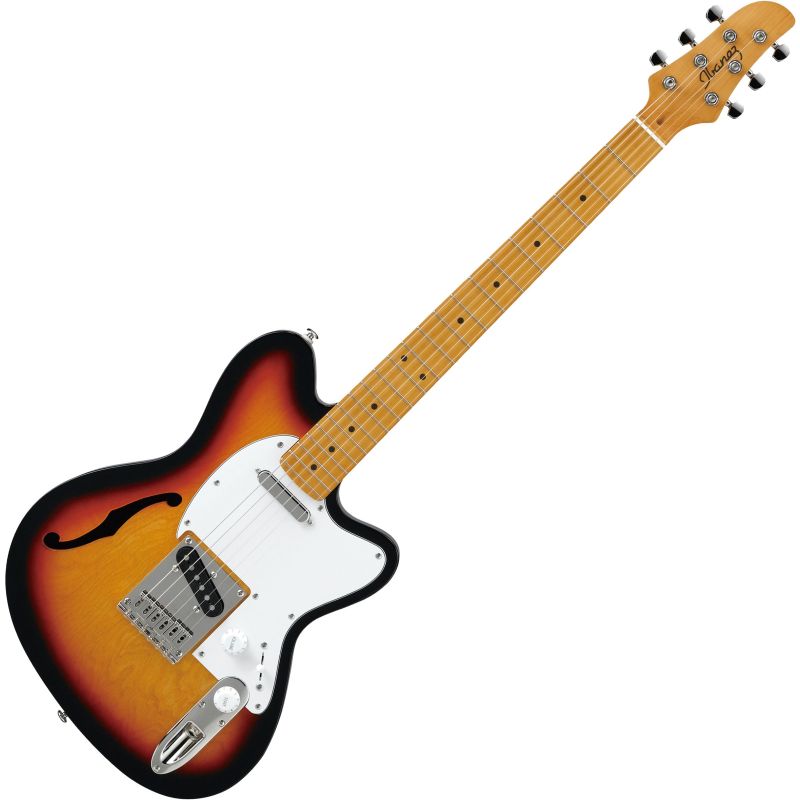 Ibanez Talman Standard TM302HM Semi-Hollow Electric Guitar Tri Fade Bu