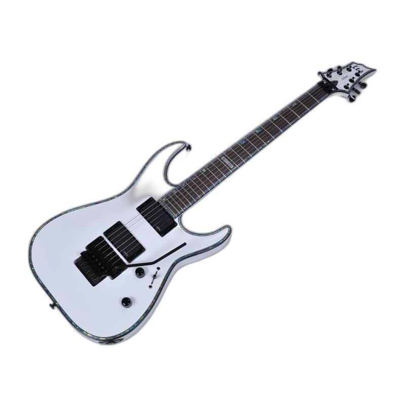 ESP LTD Deluxe H-1001FR Electric Guitar in Snow White