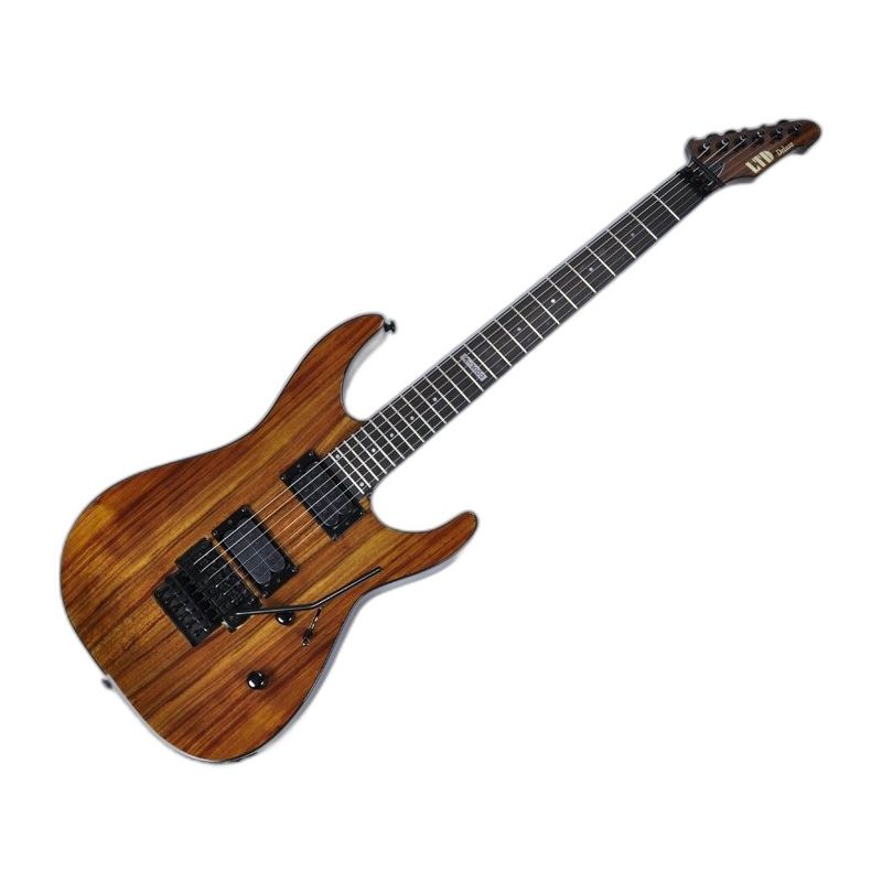 ESP LTD Deluxe M-1000 KOA Top Guitar in Natural