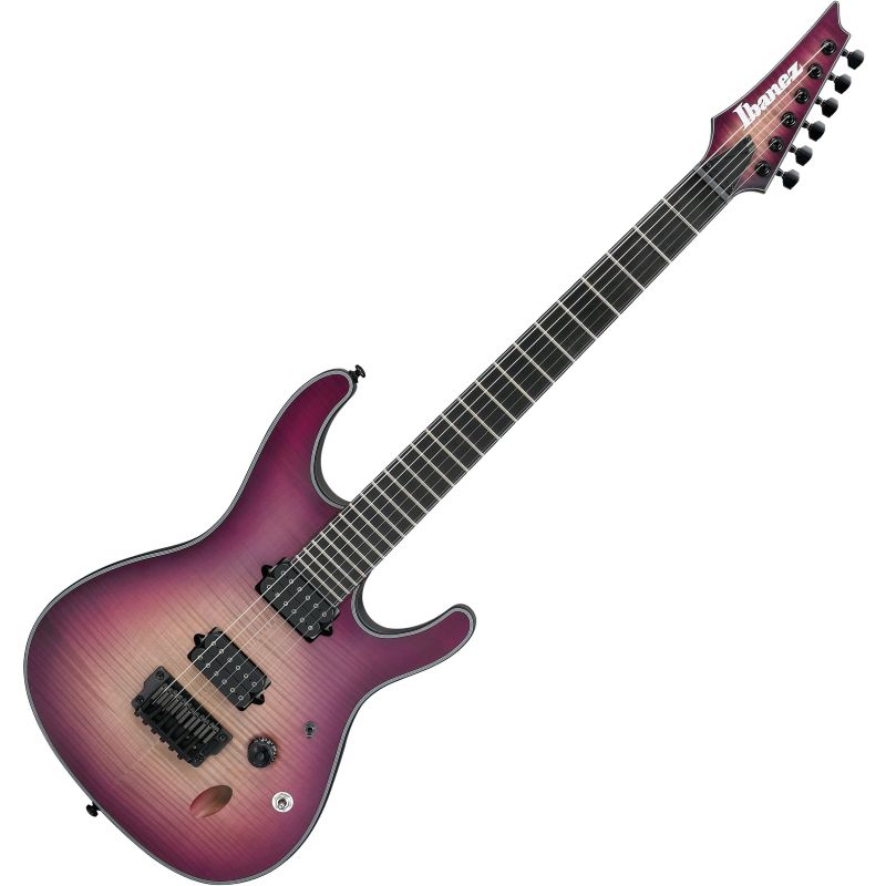 Ibanez S Iron Label SIX6FDFM Electric Guitar Purple Space Burst