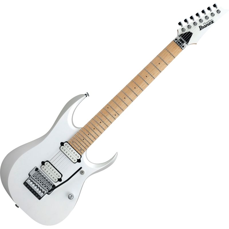 Ibanez RGD Prestige RGD3127PWF 7 String Electric Guitar Pearl White Fl