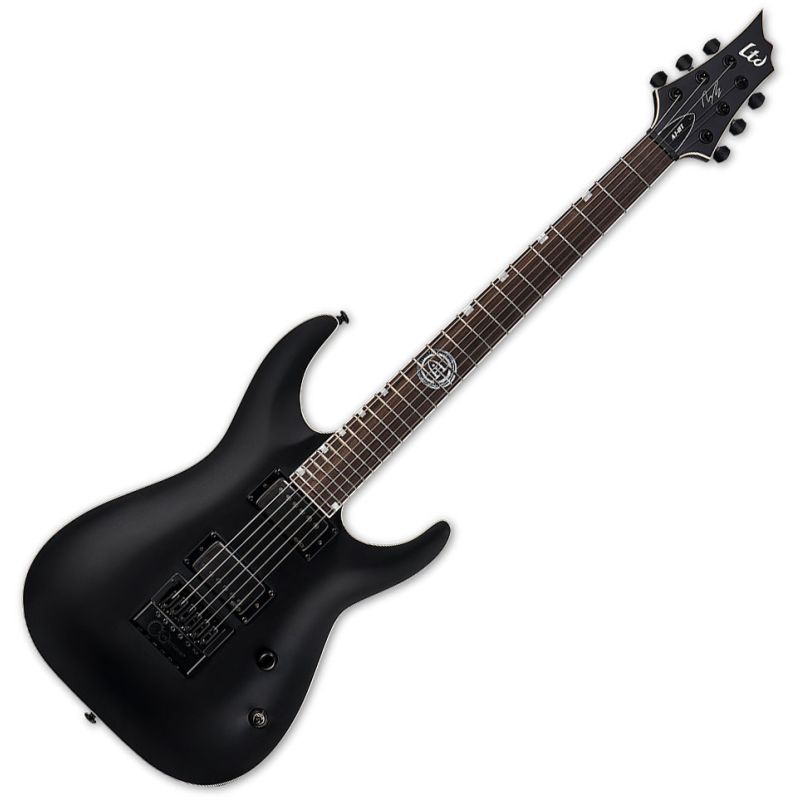 ESP LTD AJ-1 Evertune Andy James Electric Guitar Black Satin