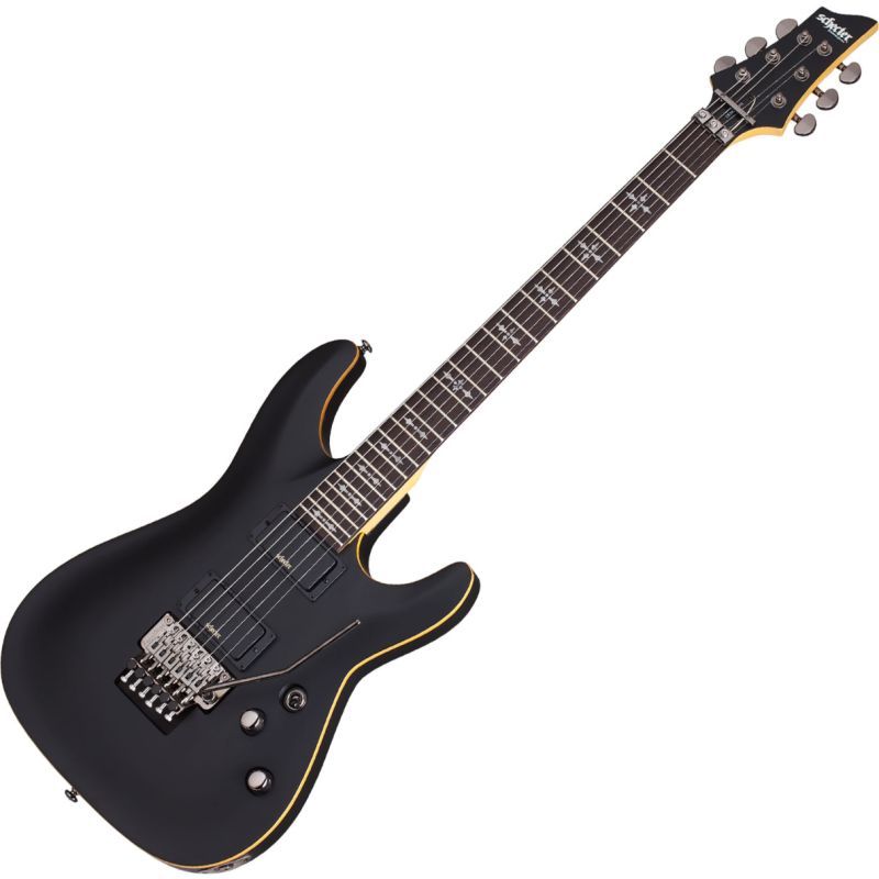 Schecter Demon-6 FR Electric Guitar Aged Black Satin