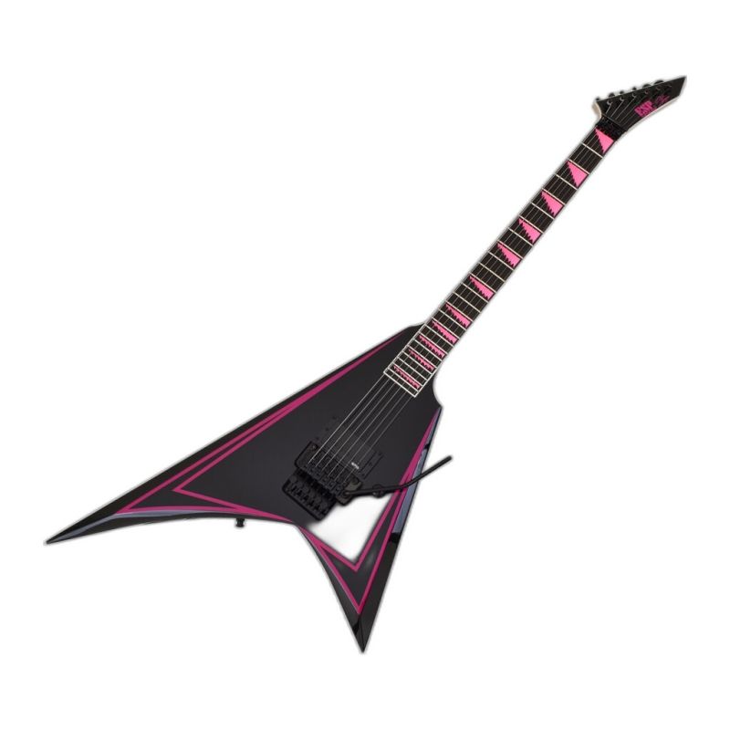 ESP Alexi Laiho Pink Sawtooth Japan Custom Shop Guitar with case