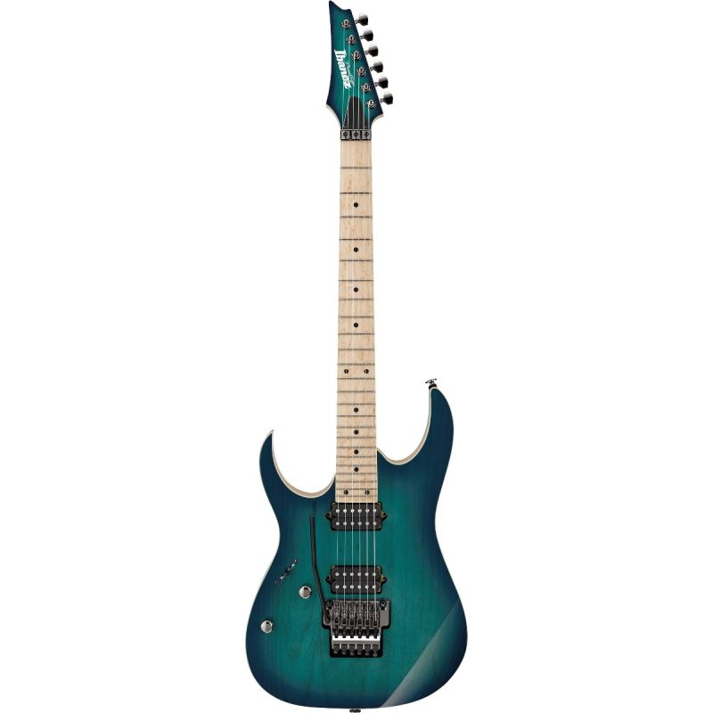 Ibanez RG Prestige w/Case Left Handed Nebula Green Burst RG652AHMLNGB