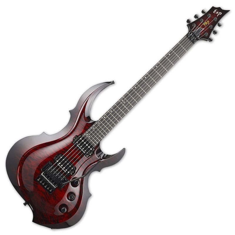 ESP FRX CTM Original Series Electric Guitar in See Thru Black Cherry