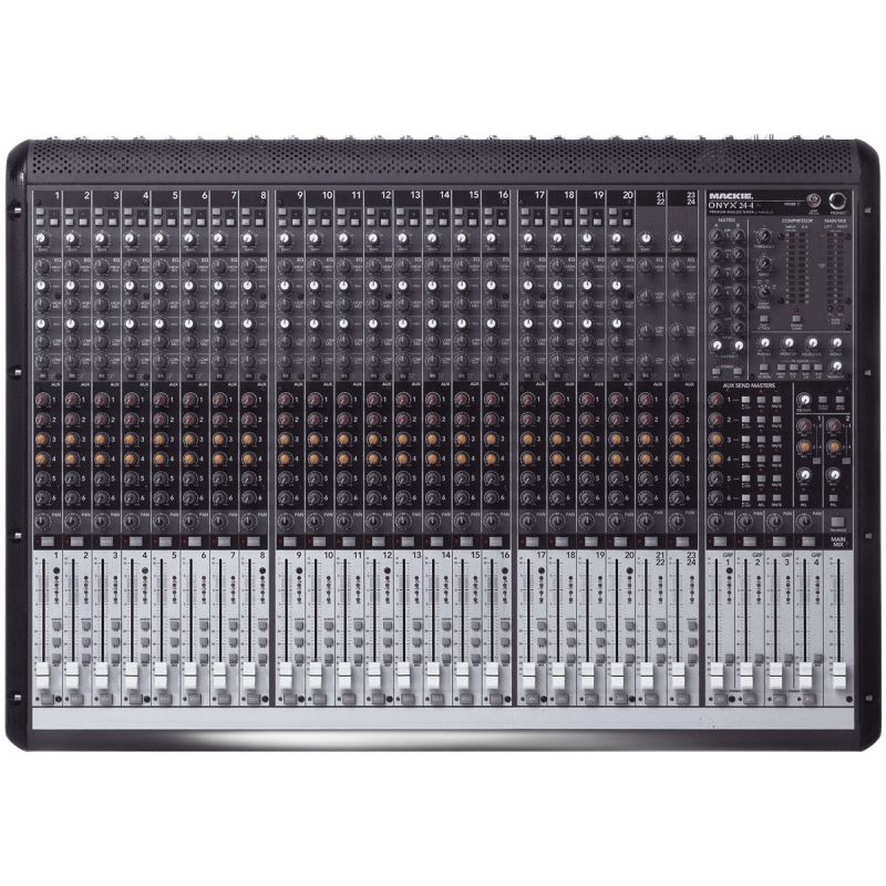ONYX 24.4 アナログミキサー Mackie Onyx 24.4 24-Channel Mixer | Studio Gears