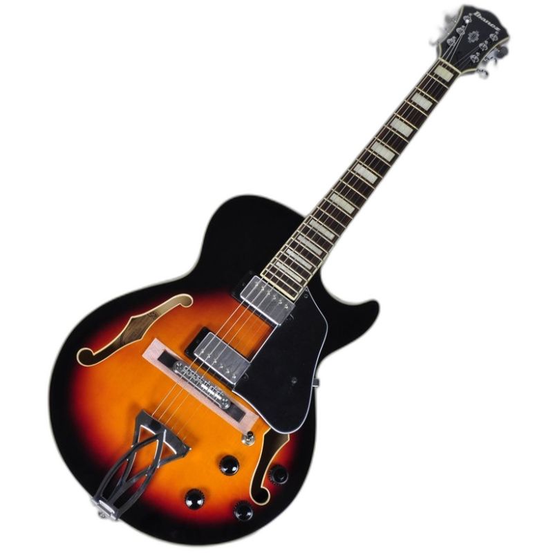 Ibanez Artcore AG75 Hollow Body Electric Guitar in Brown Sunburst Fini