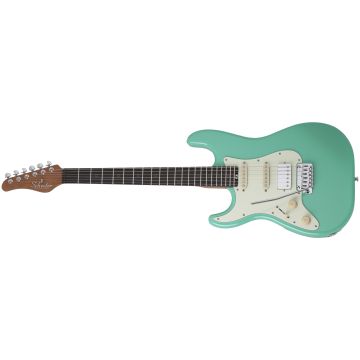 Schecter Nick Johnston Traditional HSS Left Handed Electric Guitar Atomic Green sku number SCHECTER1543
