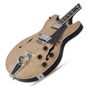 Schecter Corsair Semi-Hollow Electric Guitar Gloss Natural sku number SCHECTER1553