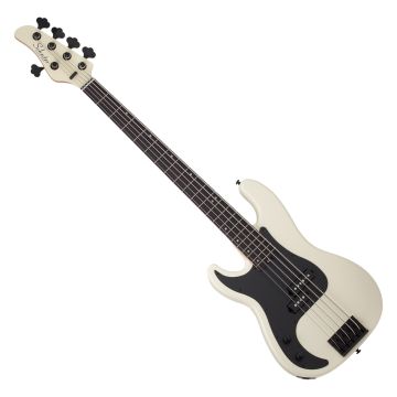 Schecter P-5 LH bass in Ivory sku number SCHECTER2925