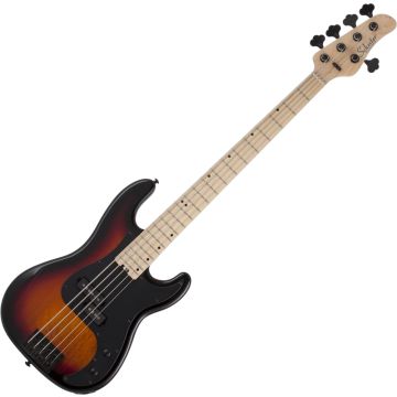 Schecter P-5 bass in 3-Tone Sunburst sku number SCHECTER2923