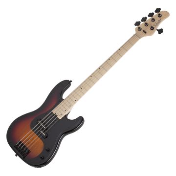 Schecter P-5 bass in 3-Tone Sunburst sku number SCHECTER2923