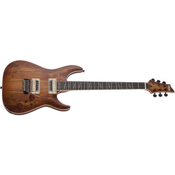 Schecter C-1 Exotic Spalted Maple Electric Guitar Satin Natural Vintage Burst sku number SCHECTER3338