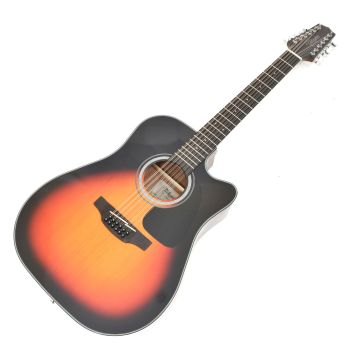 Takamine GD30CE-12BSB Dreadnought Acoustic Electric Guitar Brown Sunburst sku number TAKGD30CE12BSB