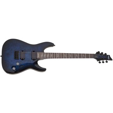 Schecter Omen Elite-6 Electric Guitar See-Thru Blue Burst sku number SCHECTER2452