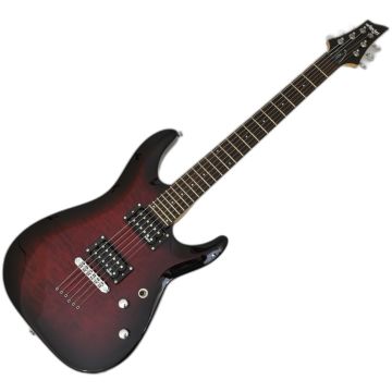 Schecter C-6 Plus Guitar See-Thru Cherry Burst B-Stock 0858 sku number SCHECTER447.B 0858