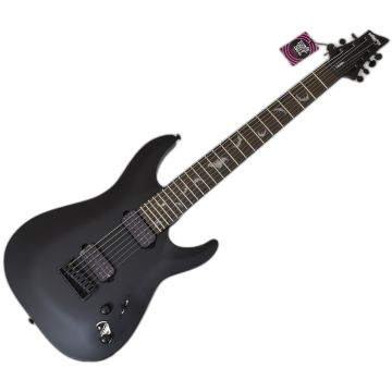 Schecter Damien-7 guitar in Satin Black sku number SCHECTER2472