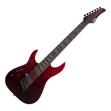 Schecter Reaper-7 Elite Multiscale Lefty Guitar Blood Burst sku number SCHECTER2185