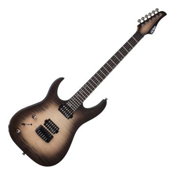 Schecter Banshee Mach-6 Lefty Guitar Fallout Burst sku number SCHECTER1416