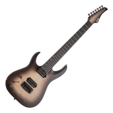 Schecter Banshee Mach-7 Lefty Guitar Fallout Burst sku number SCHECTER1418
